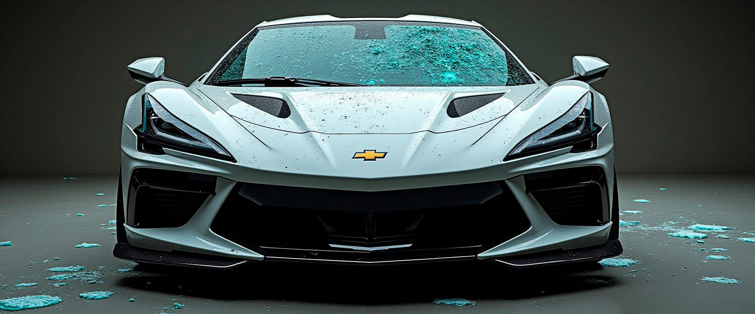 Ремонт лобового стекла у Chevrolet Camaro