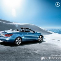 : Mercedes E-сlass кабриолет фото сбоку