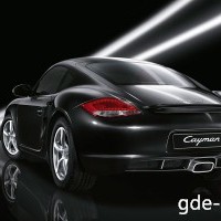 : Porsche Cayman сзади
