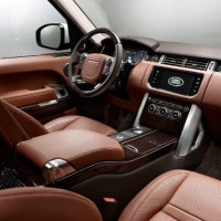 Range Rover long: салон спереди