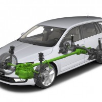 Škoda Octavia Combi Scout: шасси схема